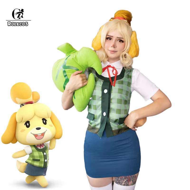 Costume Cosplay Animal Crossing ariel, Costume de jeu Animal Crossing New Horizons, uniforme pour femmes, couvre-chef de queue - AliExpress 200000532