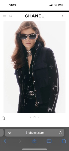 Chanel Weste -  Für den skisport geeigneter satin & kaschmir, schwarz — Mode | CHANEL