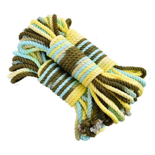 Pride Rainbow Shibari Rope for Creative and Vibrant Playtime - Greens