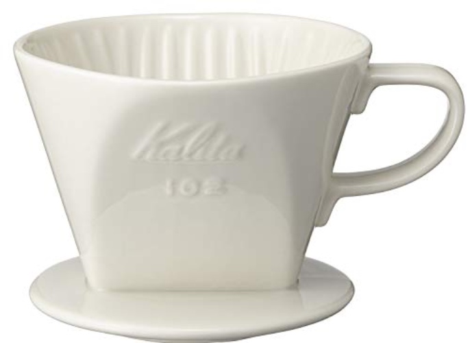 Kalita 102 Ceramic Dripper Coffee Dipper, White