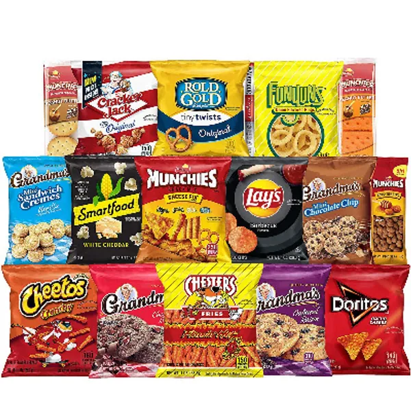 Frito-Lay Ultimate Snack Care Package, Variety Assortment of Chips, Cookies, Crackers  More, 40 Count