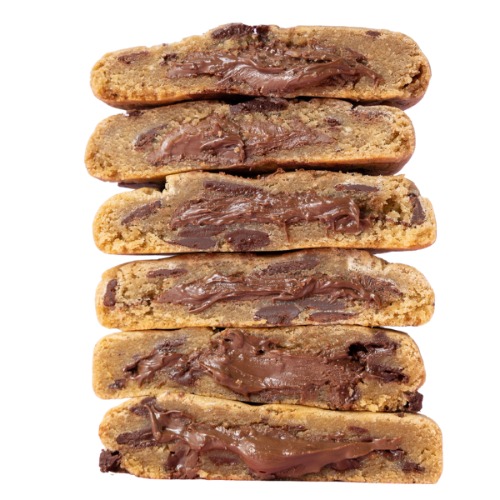 Stuffed Cookies - Chocolate Chip with Hazelnut Spread - Dozen