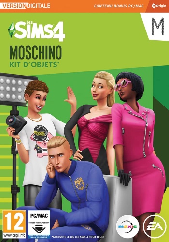 Les Sims 4 Moschino (SP15) Kit d'objets PCWin-DLC |Jeu Vidéo |Téléchargement PC |Code Origin |Français