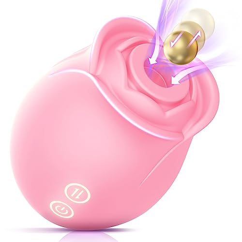 Vibrator Sex Toys Rose Dildo - Adult Sex Toys for Women Adult Toys Dildos Female Couples Sex Toys Rose Toy, Rose Sex Stimulator for Women Sucking Vibrator Anal Toy Clitoral Vibrators 18 Sucking Modes - Pinknew2024