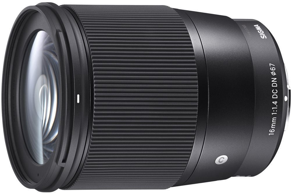 Sigma 16mm F1,4 DC DN Contemporary lens (67mm filterschroefdraad) voor Sony-E lensbajonet / Eén maat € 399,00
