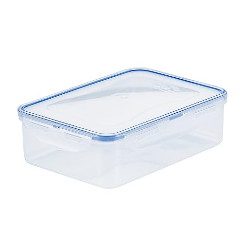 LOCK & LOCK Easy Essentials Food Storage lids/Airtight containers, BPA Free, 54 Ounce, Clear - 54 Ounce - Containers