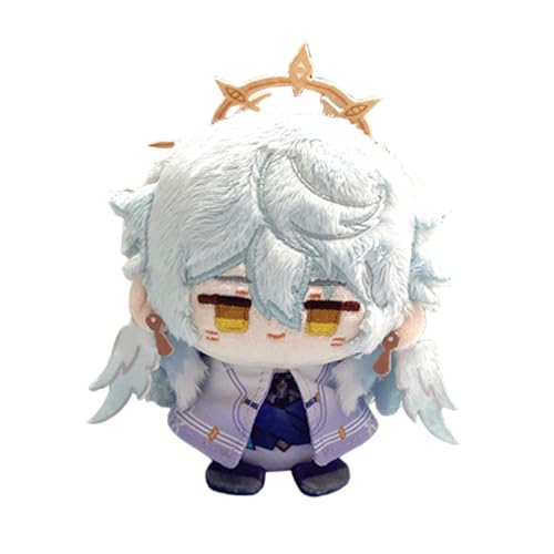 CALEMBOU Anime Plush Keychain, 4" Cute Chibi Plush Figure Key chain Pendant for Backpack, Kafka Herta Plush for HSR Fans - Sunday