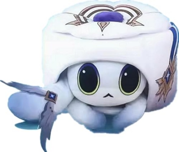 Re-siin 2 in 1 Honkai Star Rail Plush Sunday, 6.3” Cat Doll in Cave Plushie like Game Anime Figure, Soft Stuffed Gift for Game Fans