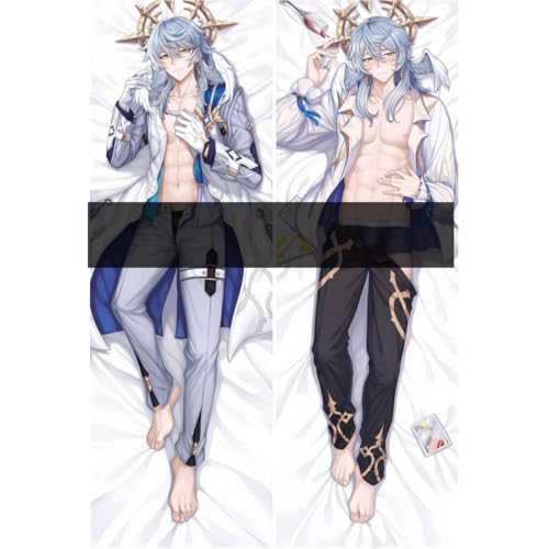 Sonsoke Honkai Star Rail Figure Sunday Body Pillow Case Cover Hugging Pillow Pillowcase Stuffed Double-Sided Printed 59x20 in (Sunday 2) - Sunday 2