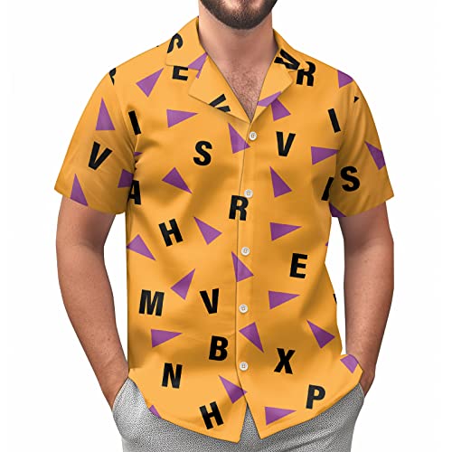 99TIMORO Star Movie Men's Button Shirt, Space War Movie Hawaiian Shirt, Holiday Summer Beach Short Sleeve Shirt for Men Women - Small - Dragon Anime