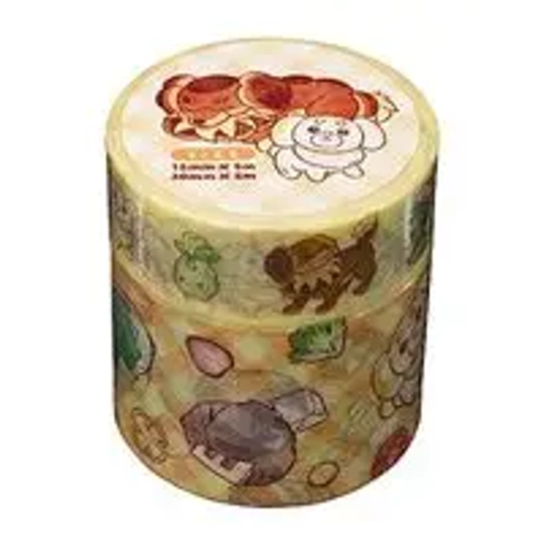 Masking Tape - Pokémon / Smoliv & Fidough & Dachsbun & Nacli