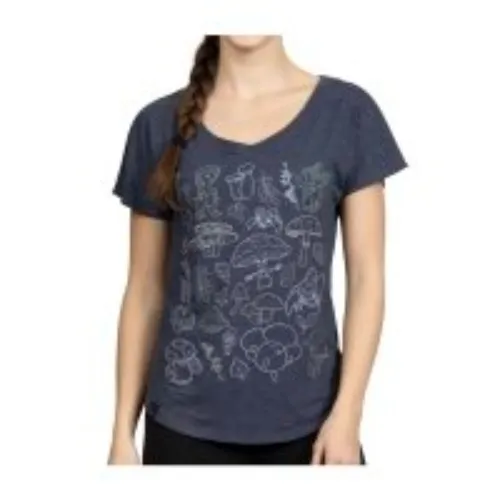 Leafeon & Friends Pokémon Nature: Spring Dark Blue Dolman T-Shirt