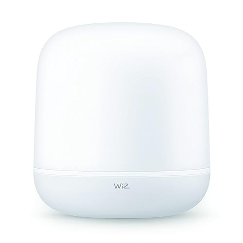 WiZ lampe à poser portable Wi-Fi couleur portable HERO, 2200-6500K, Blanche, fonctionne avec Alexa, Google Assistant et Apple HomeKit - Hero - Blanc