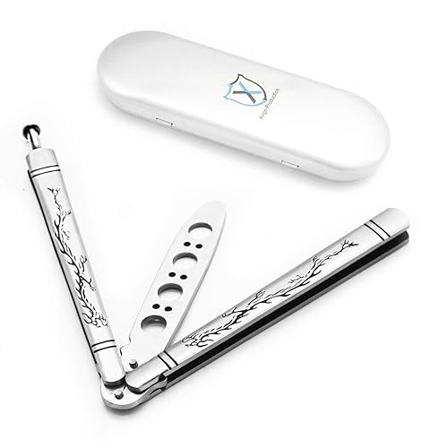 Couteau d'entraînement d'arts martiaux en titane/acier inoxydable