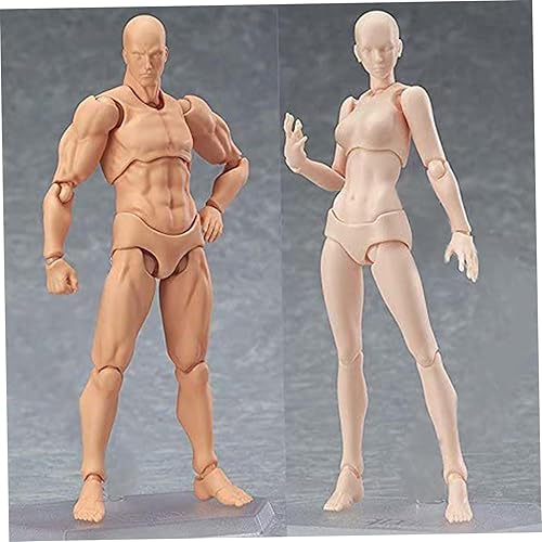 2PCS Body Chan et Kun Moveable PVC Action Figure Modèles pour SHF Version 2.0 Gold