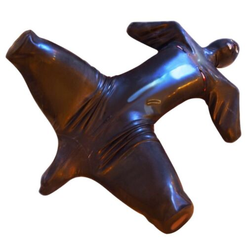 Black Immobilisation Super Springy Body Shiny Spandex-latex back zip  | eBay