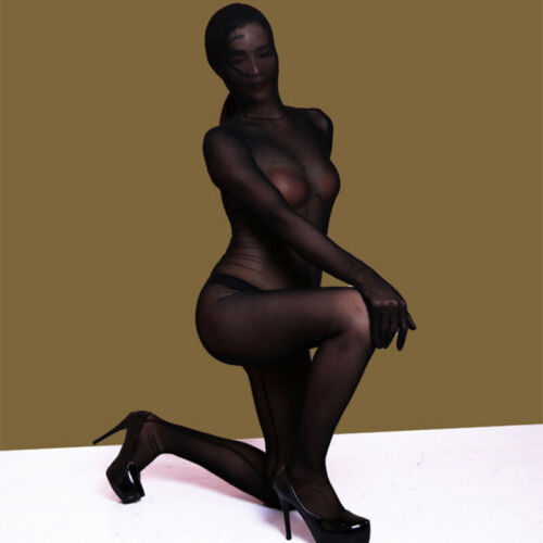 Plus Size Unisex Full Body Jumpsuit Sheer Bodycon Bodysuit Catsuit Zentai Costume  | eBay