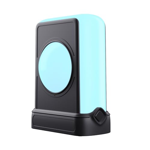 YOWU Kristall-Kopfhörerständer – 3-in-1-Multiport-Dock mit 10 magischen Lichtmodi – RGB-Kopfhörerhalter für den Schreibtisch, kompatibel mit AirPods Max usw (schwarz) - Schwarz