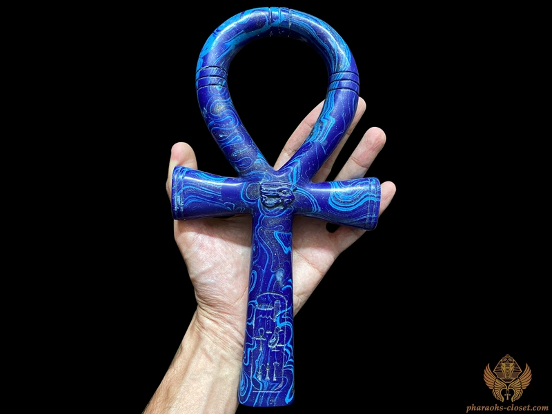 Healing Lapis Lazuli Egyptian Ankh - 