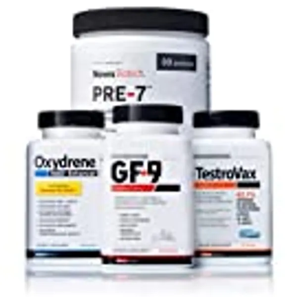 Novex Biotech The Ultimate Stack – Shaq Pack Supplements for Men – PRE-7 Pre-Workout Powder ¬– Male Supplements – Best preworkout for Men – Support Energy, Drive, Physical Performance & More*