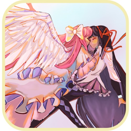 madoka x homura print - 11x17