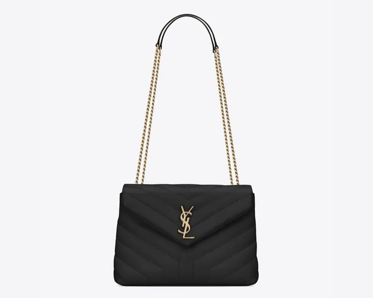 LouLou Medium Chain Bag in Quilted Leather