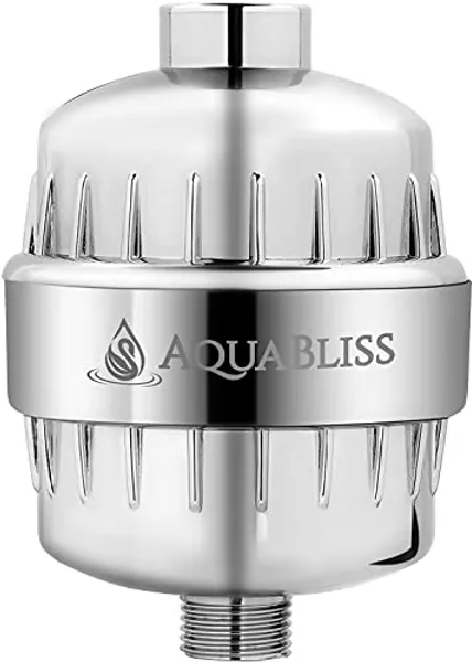 AquaBliss High Output Revitalizing Shower Filter - Reduces Dry Itchy Skin, Dandruff, Eczema, and Dramatically Improves The Condition of Your Skin, Hair and Nails - Chrome (SF100)