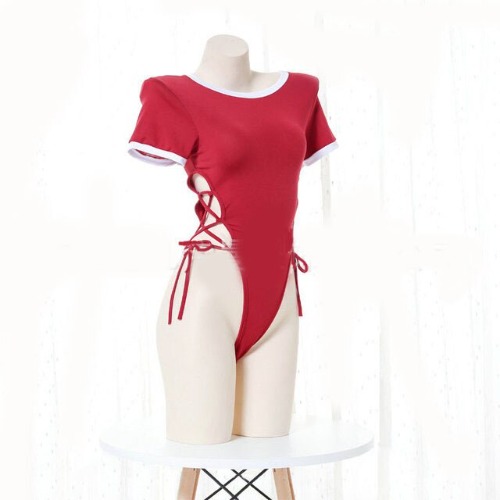 High Slit Bodysuit (8 Colors!) | Red