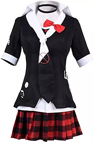 Double Villages Anime Danganronpa Junko Enoshima Cosplay Costume Poliestere Uniforme Costume Tuta - M