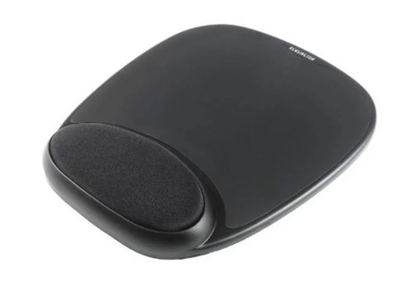 Kensington Mouse Mat with Wrist Support - Ergonomic Gel Mouse Pad for Laser and Optical Mice, Non-Slip Base 207 x 25 x 248 mm - Black (62386)