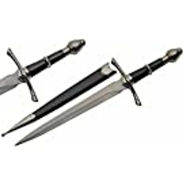 SZCO Supplies 211351 Claymore Dagger, Silver/Black