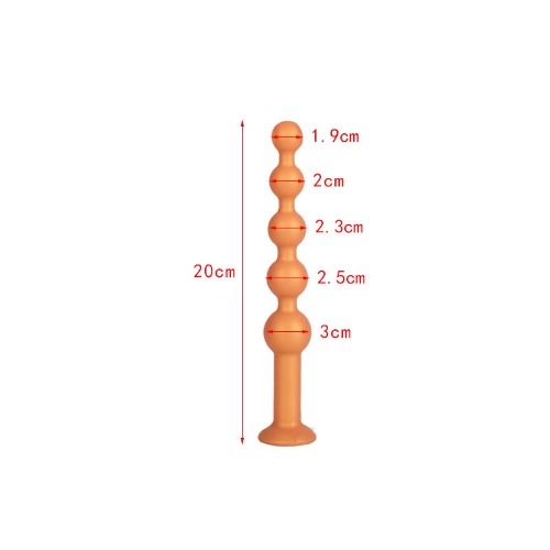 Soul Snatch | Toys: "Knotty Kitsune" Fox Tail Anal Beads Plug - [Golden S + 5 Tail]