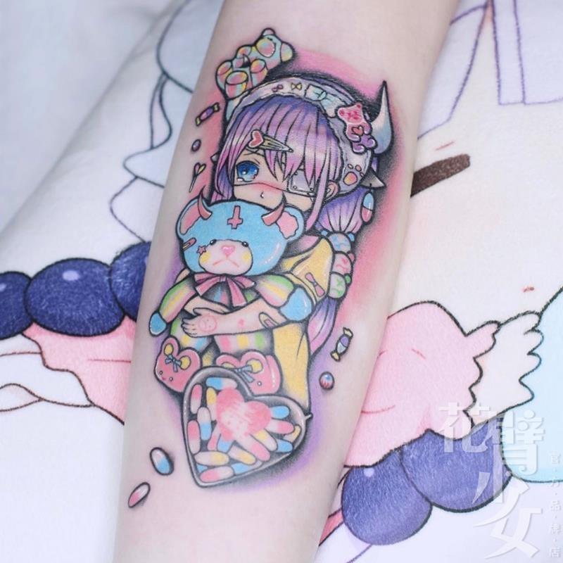 Decora-Kei Temporary Tattoos - Purple Version