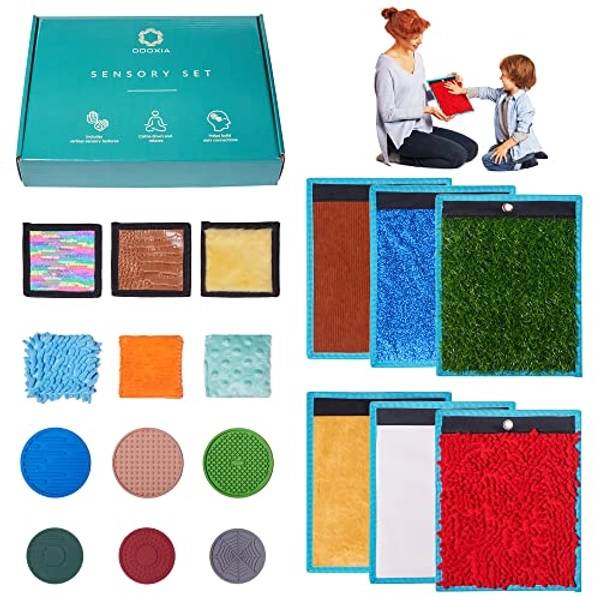 ODOXIA Sensory Mats for Autistic Children | Sensory Tiles for Kids | Mats, Discs & Bean Bags | Sensory Wall Panel | Multi-Sensory Exploration | Sensory Toys | Sensory Room Equipment | Tactile Play