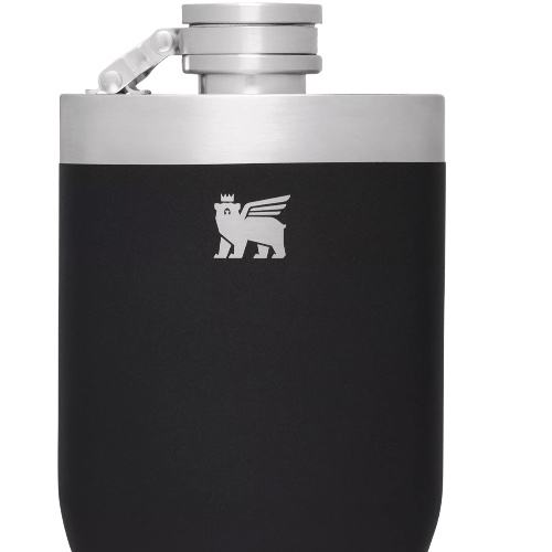 Lifted Spirits Hip Flask | 8 OZ | Foundry Black
