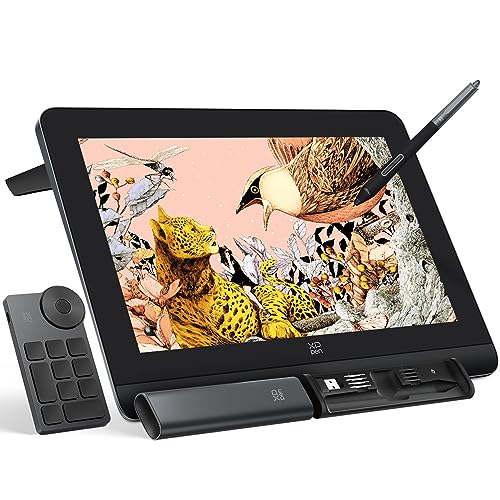 XPPen Artist Pro 16 Gen2 2.5K 16 inch QHD Drawing Tablet with Full Laminated Anti-Glare Screen 16384 Pressure Levels X3 Pro Battery-Free Stylus 159% sRGB Tilt Graphic Drawing Tablet with Mini Keydial - 16 inch