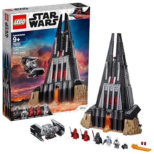 LEGO Star Wars Darth Vader's Castle 75251 Building Kit Includes TIE Fighter, Darth Vader Minifigures, Bacta Tank and More (1,060 Pieces) - (Amazon Exclusive) - Multicolor