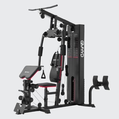 Multi Gym Station with Weight Stack HGS | Red