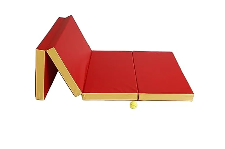 Gymnastikmatte Klappbar 200 x 100 x 8 cm Klappmatte Turnmatte Weichbodenmatte MADE IN GERMANY, Fitnessmatte Yogamatte, Spielmatte, Gästebett