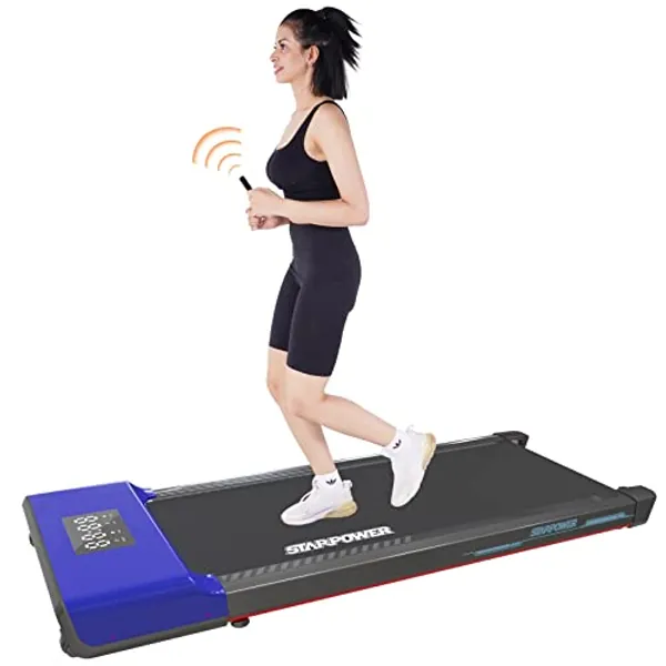 Walking Pad, Under Desk Treadmill 2 in 1 for Home/Office with Remote Control, Walking Treadmill, Portable Treadmill in LED Display