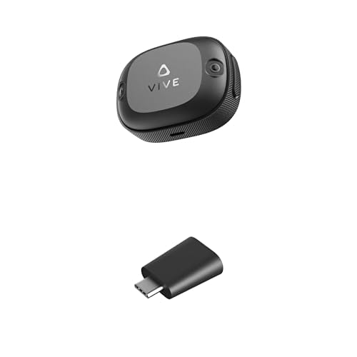 HTC Vive Ultimate Tracker + HTC Vive Ultimate Tracker Dongle - Ultimate Tracker + HTC Vive Ultimate Tracker Dongle
