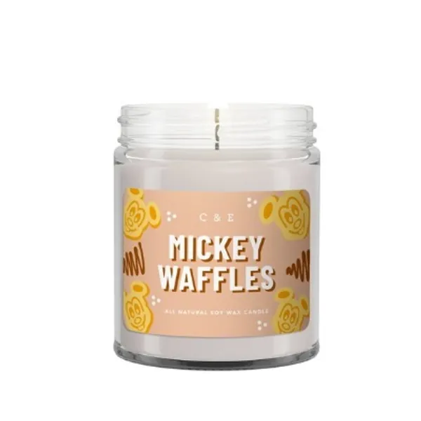 CE Magic  Mickey Waffles Scented Candle  Soy Wax Candle  | Etsy