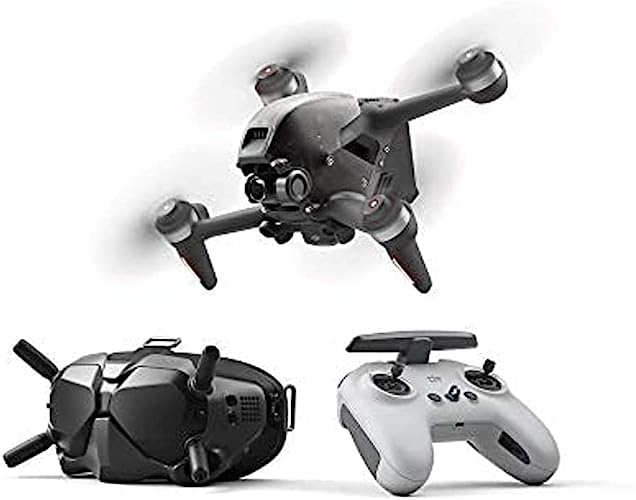 DJI FPV Combo, First Person View Drone UAV Quadcopter with 4K Camera, Immersive Flight Experience, S Flight Mode, Super-Wide 150° FOV, HD Low-Latency Transmission, Emergency Brake and Hover, Gray