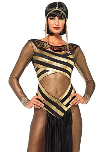 Leg Avenue Women's Queen Cleopatra Costume - Women's - Gold/Black - Small