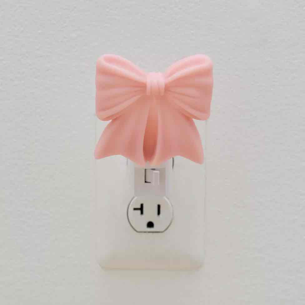 Bow Icon Shape Resin Nightlight