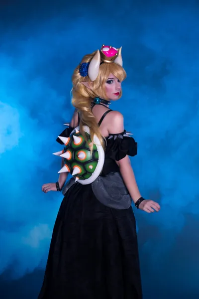 Bowsette hairband, super crown, horns and shell cosplay