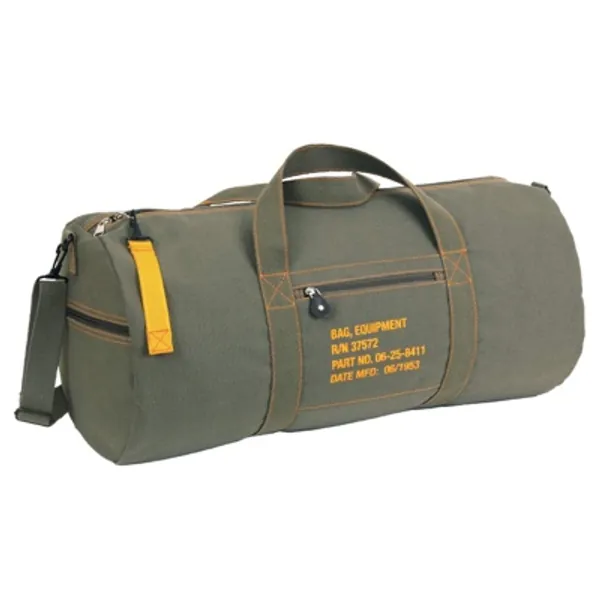 Rothco Canvas Equipment Bag - 24 Inches, Olive Drab