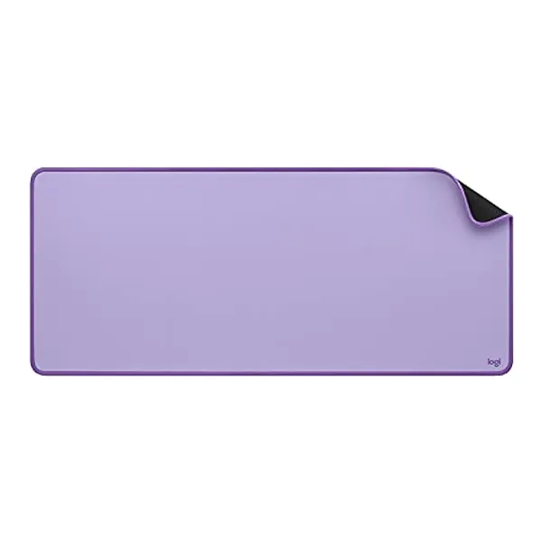 Logitech Desk Mat - Studio Series, Multifunctional Large Desk Pad, Extended Mouse Mat, Office Desk Protector with Anti-slip Base, Spill-resistant Durable Design, in Lavender