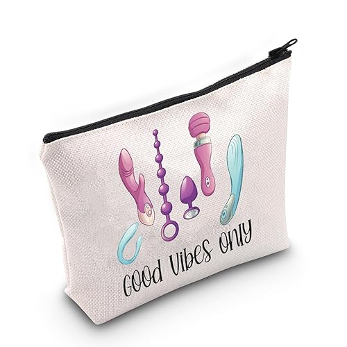 Adult Design Naughty Sexy Gift Masturbation Kit Good Vibes Vibrator Zipper Pouch Sex Toy Accessory Bag (Good Vibes CA) - Good Vibes CA