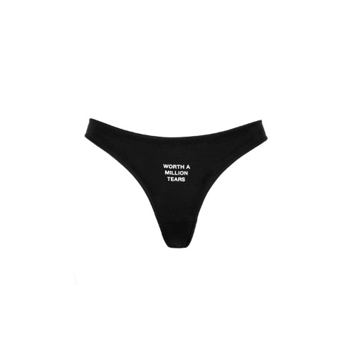 Worth A Million Tears Thong | Medium